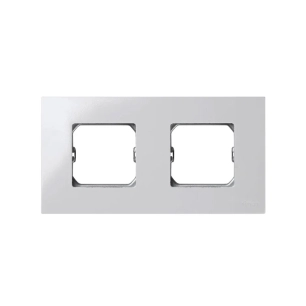 série 27 play cadre double blanc