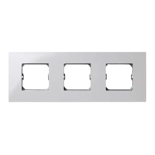 série 27 play cadre triple blanc