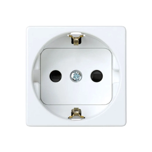 socle de prise 2p+t schuko série 27 blanc