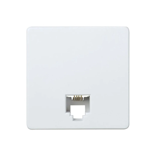 prise téléphonique 4 fils série 27 blanche