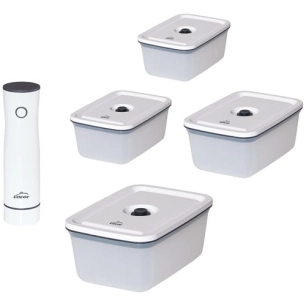 pompe a vide + 4 recipients 500ml,1,2l, 1,5l, 2,3l - lacor