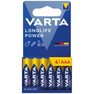 pile longlife power aaa/lr03 blister de 6 - varta