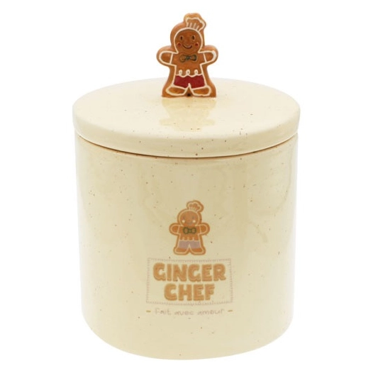 boîte à biscuits ronde 11.2 x 15.5 cm - ginger chef - ardtime