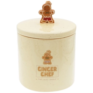 boîte à biscuits ronde 11.2 x 15.5 cm - ginger chef - ardtime
