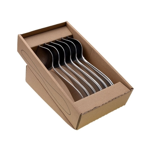 georgette standing couvert inox brillant droitier boîte x6 - georgette