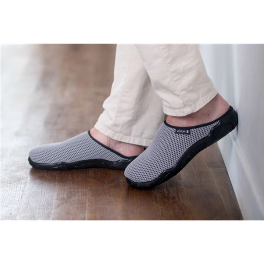 2 mule homme gris taille 40 - data - airplum