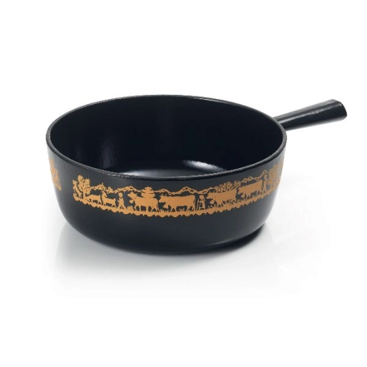 caquelon à fondue classic 22 cm - alpage - stockli