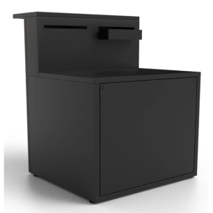 meuble support plancha avec comptoir bar - spafcbn - forge adour