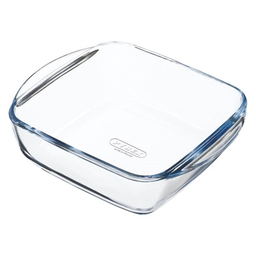 Plat carré en verre 20 cm - Spécial Airfryer 20x17cm - pyrex