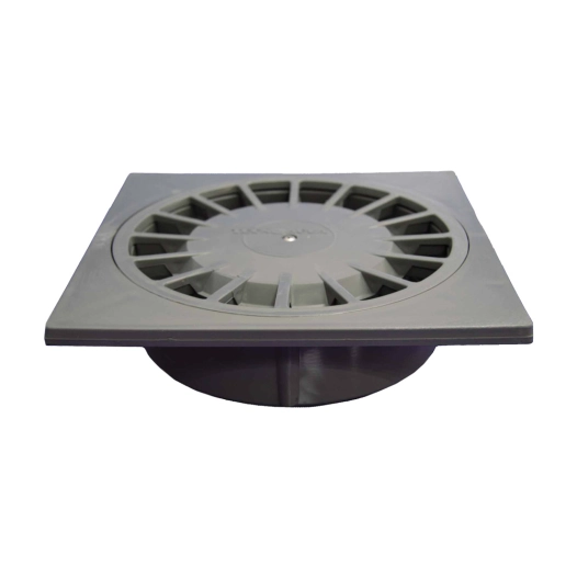 siphon vertical en pvc t-88, 150 x 150 x 56,5 mm / ø75 - 50 mm