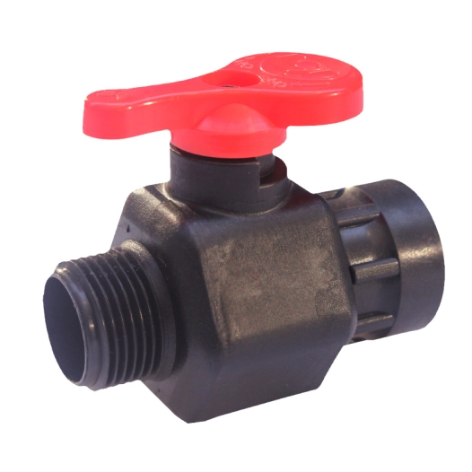 Vanne Sphere Polypro. M/F 1 Ec.Tournant - RAIN IRRIGATION