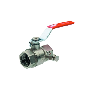 Vanne Sphere Laiton 1/4 Tour F/F 1 Avec Purge - RAIN IRRIGATION