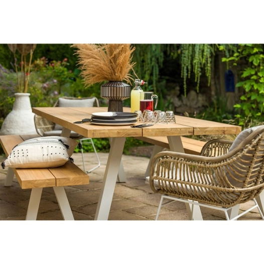 table rectangulaire 10 personnes - seychelles - jardiline