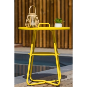 table basse ronde - thasos - jardiline