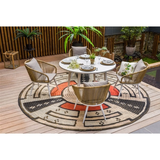 table ronde 6 personnes - capri - jardiline