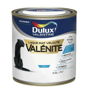 laque valénite mat velouté 0.5l - dulux valentine