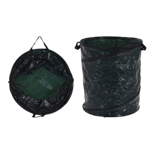 sac de jardin avec ressort ø45 x 55 cm, couleur verte, 85 l