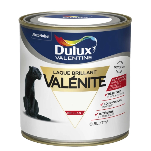 laque valénite brillant 0.5l - dulux valentine