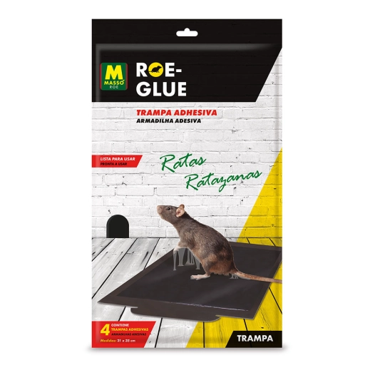 piège adhésif pour rats, 4 unités