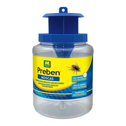 piège à mouches, pot avec remplacement inclus