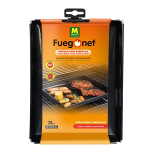 plateau barbecue 3 l (34 x 29 x 3 cm)
