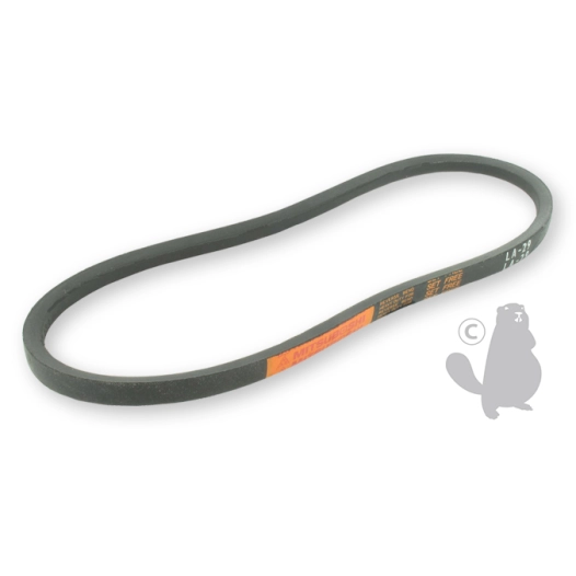 courroie lisse trapézoïdale série la (section 12,5x8,5mm) longueur ext: 102.