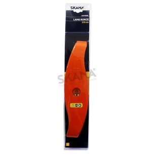 lame en acier 2 dents ø : 315 mm spéciale ronces à profil courbé. alésage : 25,4 mm epaisseur : 3 mm pour débroussailleuses à pa