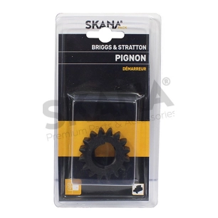 pignon de démarreur plastique 16 dents adaptable les démarreurs briggs & stratton les plus populaires. pour modèles remplace or