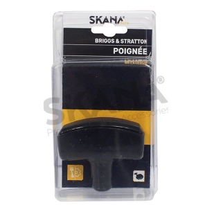 poignée de lanceur adaptable en plastique souple, pour moteurs briggs & stratton. grand modèle. remplace origine 66728, 490652,