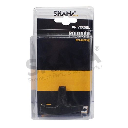 poignée de lanceur universelle petit modèle en plastique. pour tronçonneuse, taille-haie, débroussailleuses à dos et autres.