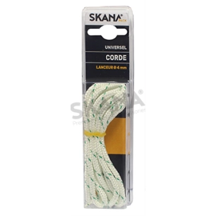 corde de lanceur prédécoupée ø: 4 mm pour les tondeuses à gazon et autres. longueur 2,20 m.