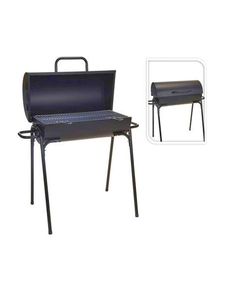 Barbecue Compact Noir BBQ Barbecue compact noir avec couvercle - BBQ
