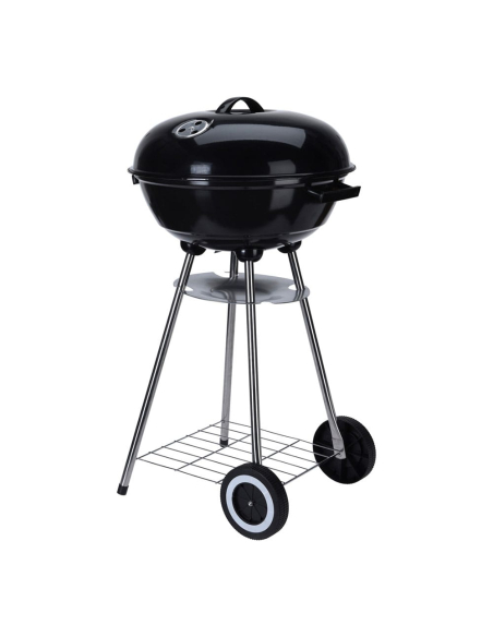 Barbecue Charbon Sur Pied BBQ Ø46cm Compact, mobile et performant pour grillades parfaites. - BBQ