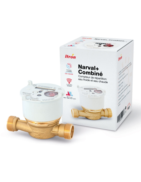 Compteur Narval DN15 Compteur d'eau vitesse ITRON DN15 - ITRON