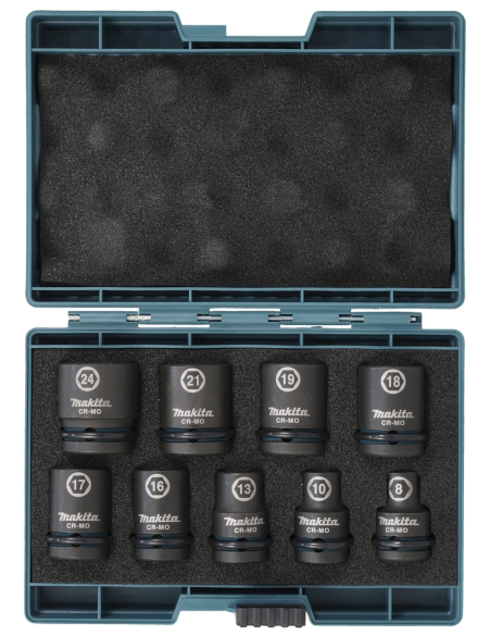 coffret 9 douilles 1/2'