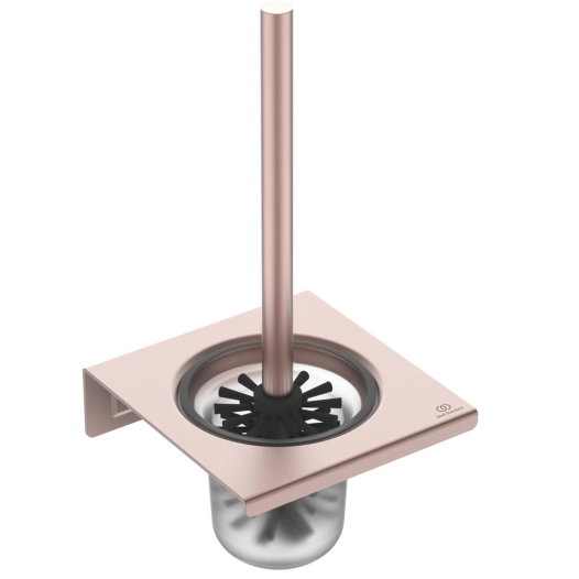 porte-brosse wc alu+ rose