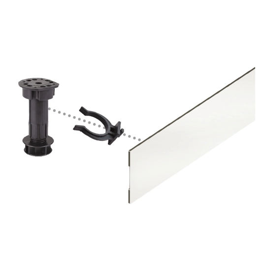 kit tablier 2000x124x10mm gris