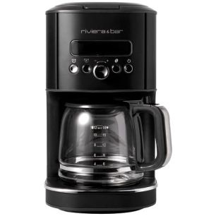 cafetiere filtre 1,8l 15t programmable noir - riviera & bar