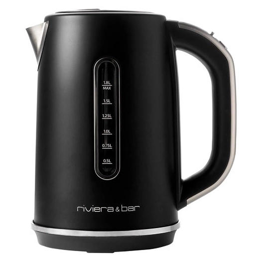 bouilloire 1,8l th° reglable noir - riviera & bar