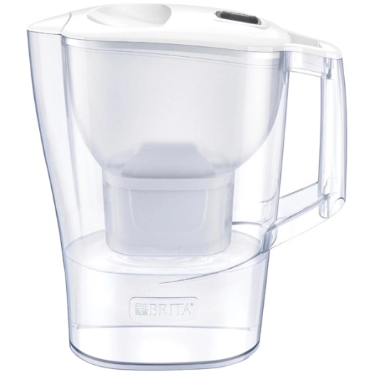 carafe filtrante 2.4 l + 2 cartouches - aluna - brita
