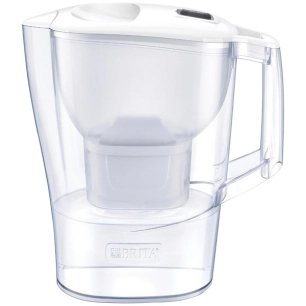 carafe filtrante 2.4 l + 2 cartouches - aluna - brita