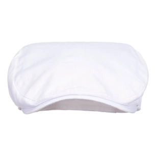casquette plate de chef - taille l - blanc - portwest