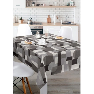 protège table imprimé accesse deco nuance métal 140x20m - access deco