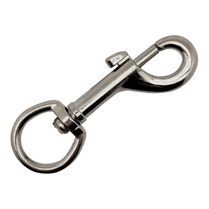 porte-clés mousqueton, msq05, acier nickelé, 80 mm, 5/8