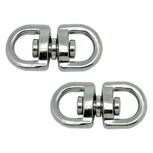 anneau pivotant ap12, acier nickelé, 5/8 16 mm. 2 unités