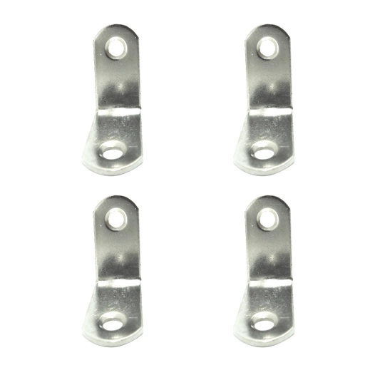 angle de renfort an24, acier inoxydable, 30 x 30 x 16 mm. 4 unités