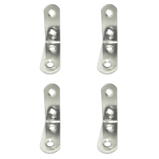 angle de renfort an24, inox, 40 x 40 x 16 mm. 4 unités