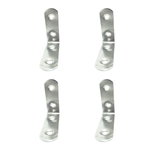 angle de renfort an24, acier inoxydable, 50 x 50 x 16 mm. 4 unités