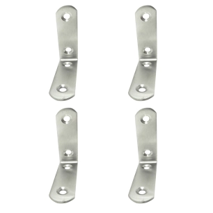 angle de renfort an24, acier inoxydable, 60 x 60 x 19 mm. 4 unités