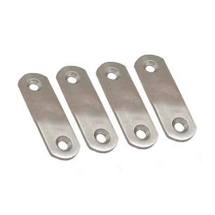 plaque droite pour union plc14, inox, 60 x 16 x 1,5 mm. 4 unités